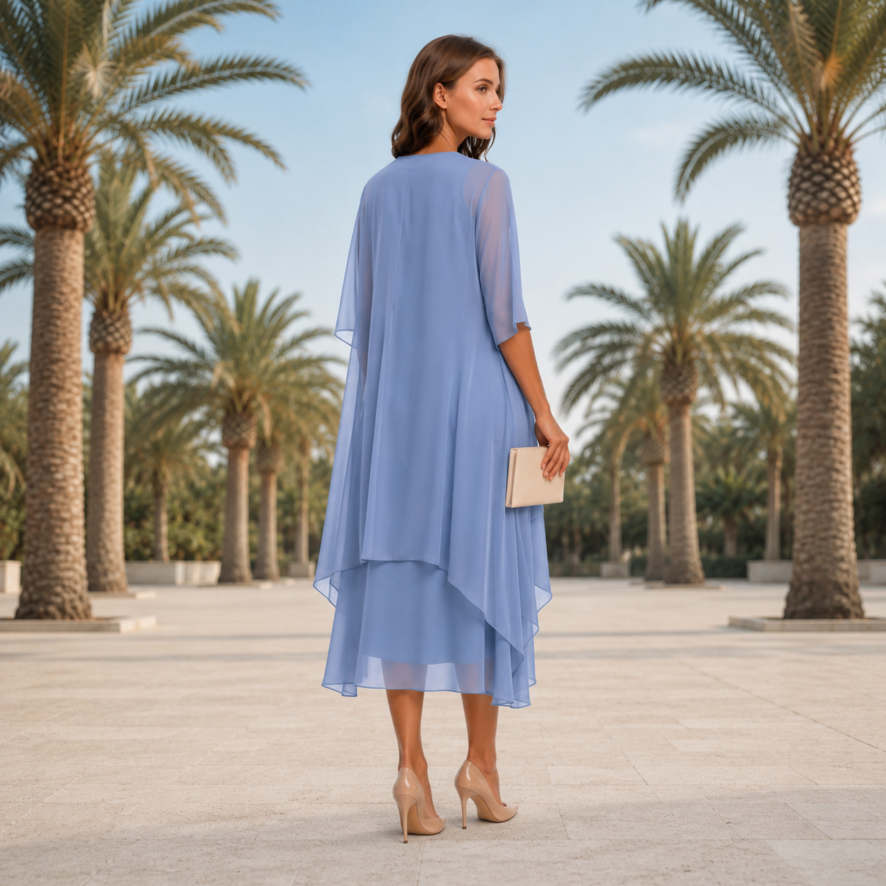 Krystal - Schickes Midikleid im Zweitteil-Look