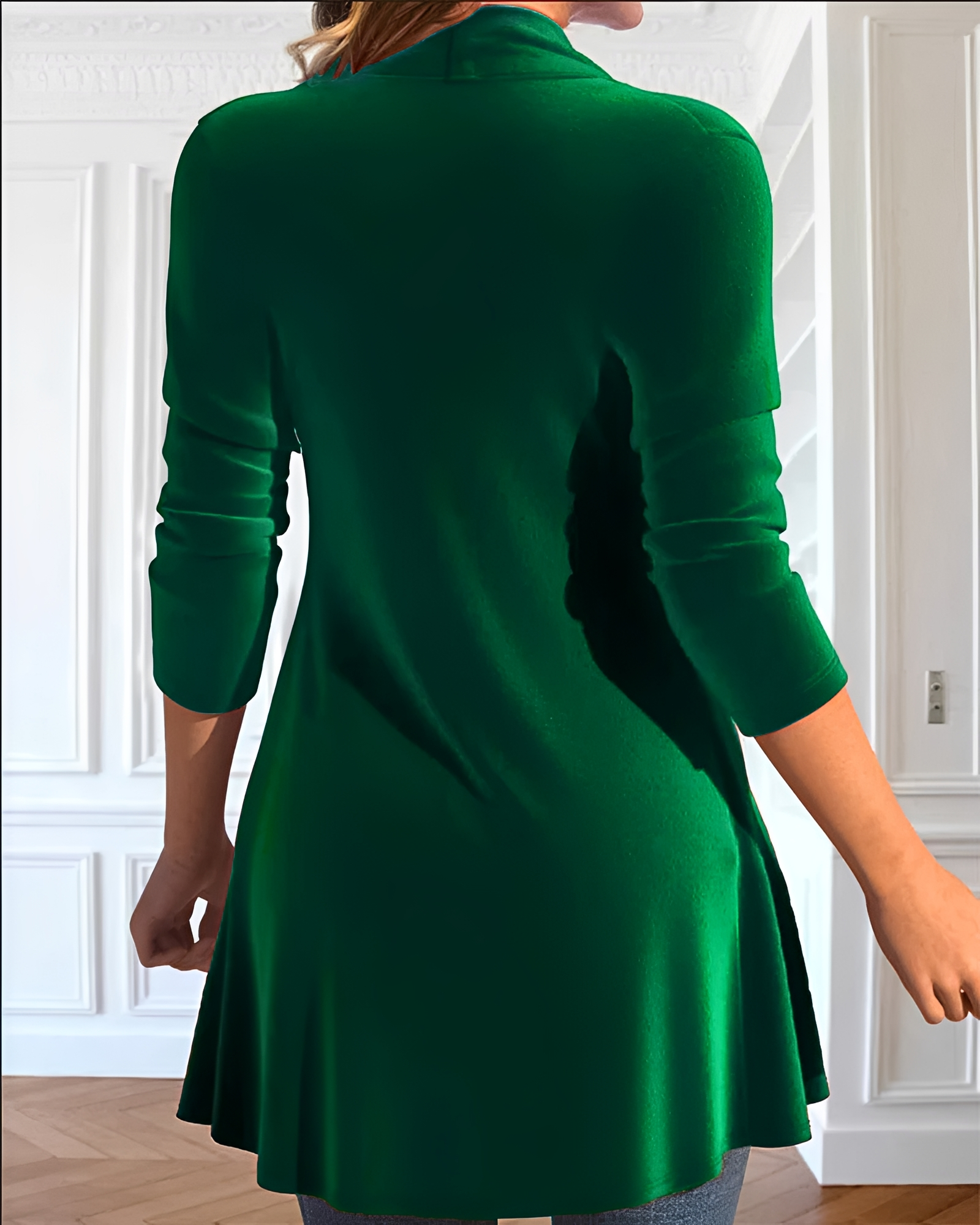 Samia - Schicke Bluse mit Rüschen und Glanz