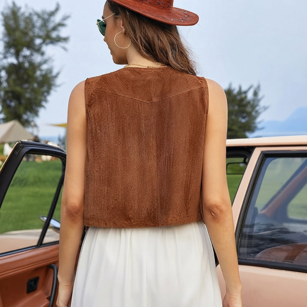 Gwyneth - Modische und stilvolle Boho-Weste