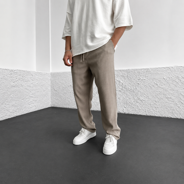 Zeke - Weit geschnittene Hose mit Kordelzug