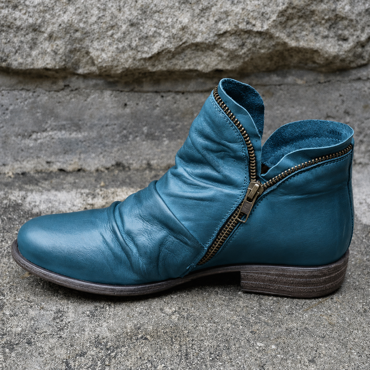 Julie - Modische Stiefeletten mit Zipper