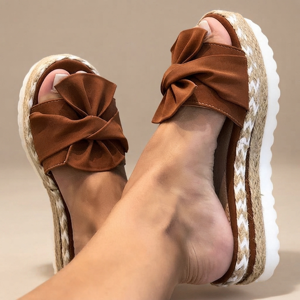 Claudia - Elegante Sandalen mit Schleifen