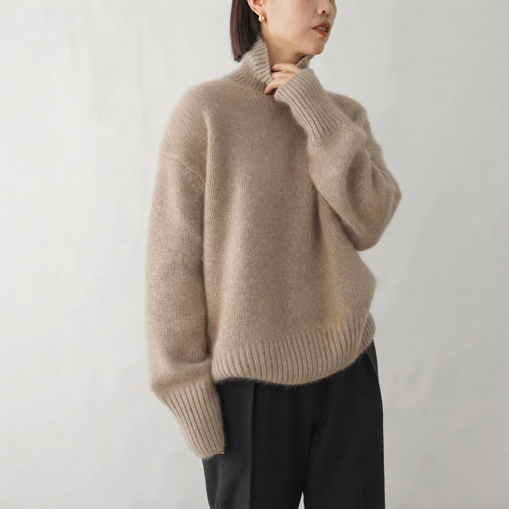 Lea - Eleganter Damen-Pullover mit Rollkragen