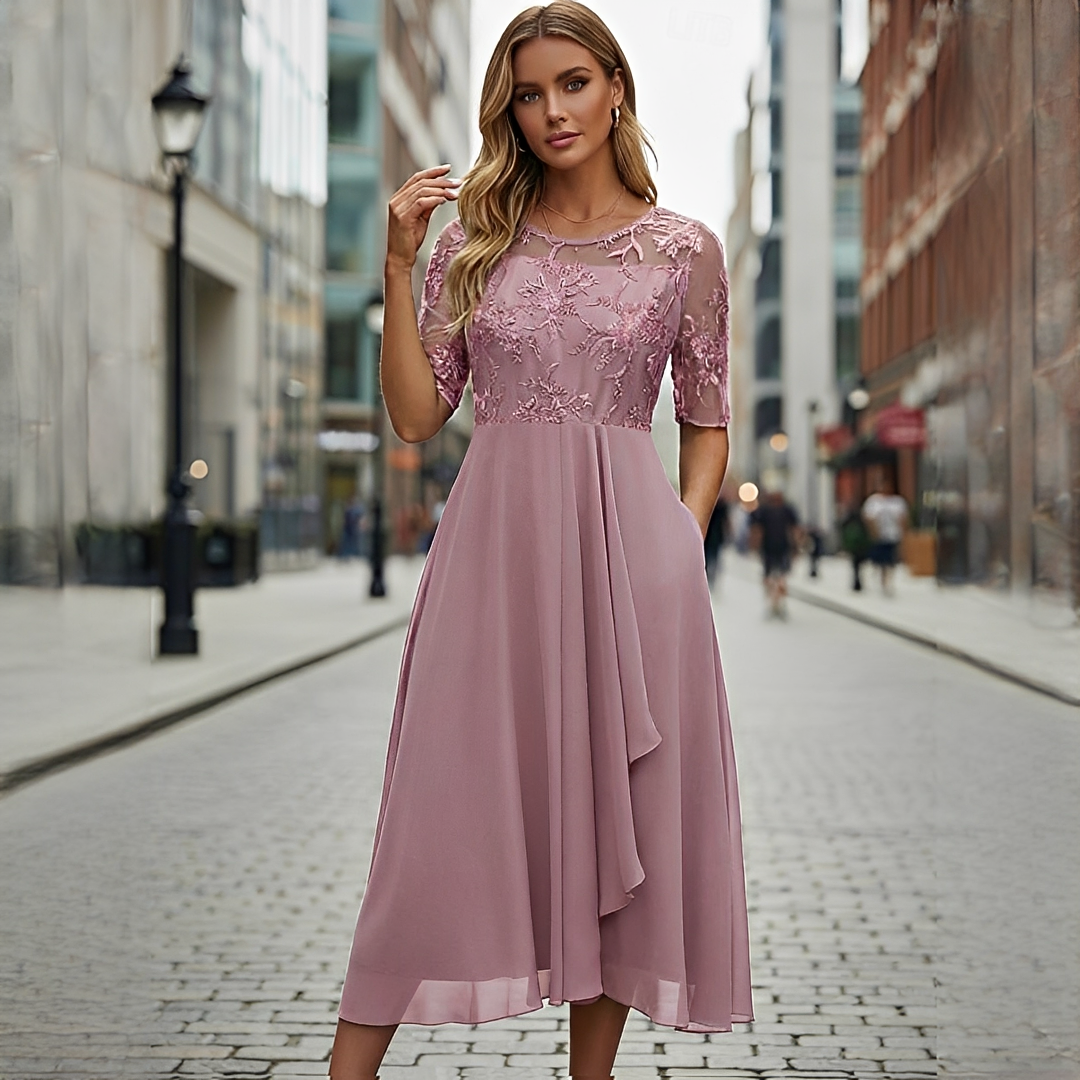 Victoria - Stilvolles Sommerkleid mit Spitze