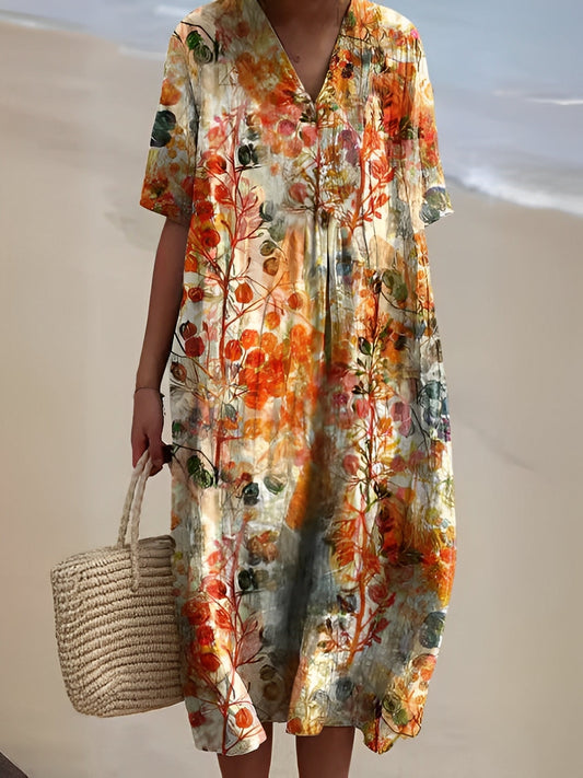 Myranda - Schickes Retro-Blumenkleid für Frauen