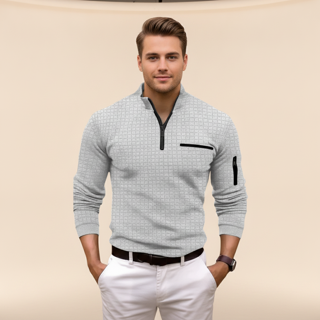Andrey - Stilvolles Half-Zip-Shirt