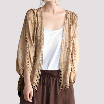 Connie - Modischer Damen Cardigan mit Cut-Out Design