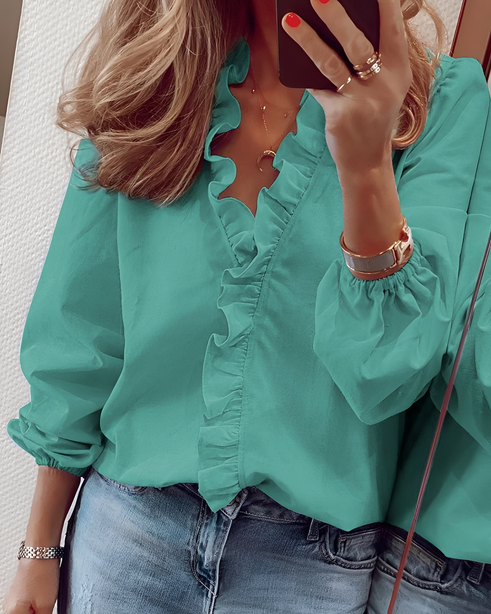 Sabrina - Elegante und angesagte Bluse