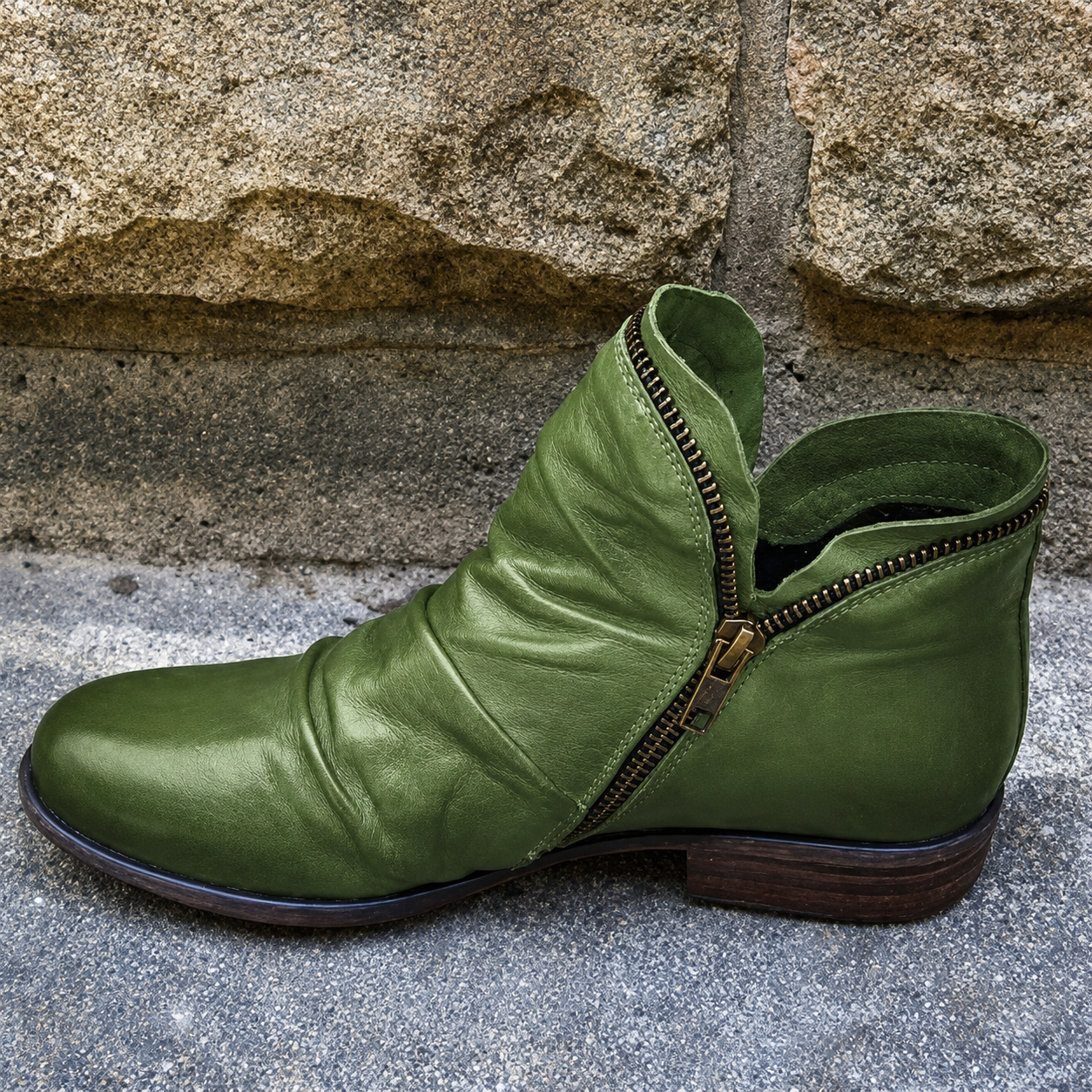 Julie - Modische Stiefeletten mit Zipper