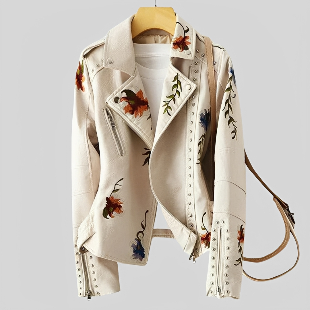 Zoey - Vintage-inspirierte Jacke mit Stickereien