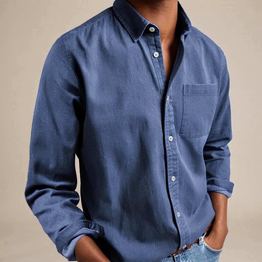 Wynford - Leichte Bluse mit Knopfleiste