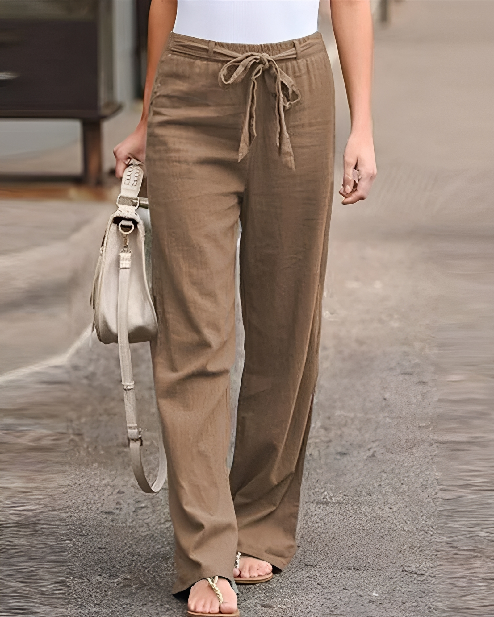 Saniyah - Hose mit flexiblem Bund und Kordelzug