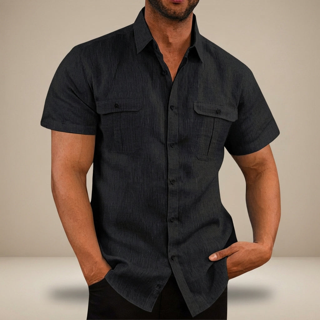 Lewys - Bequemes Poloshirt mit Knopfleiste