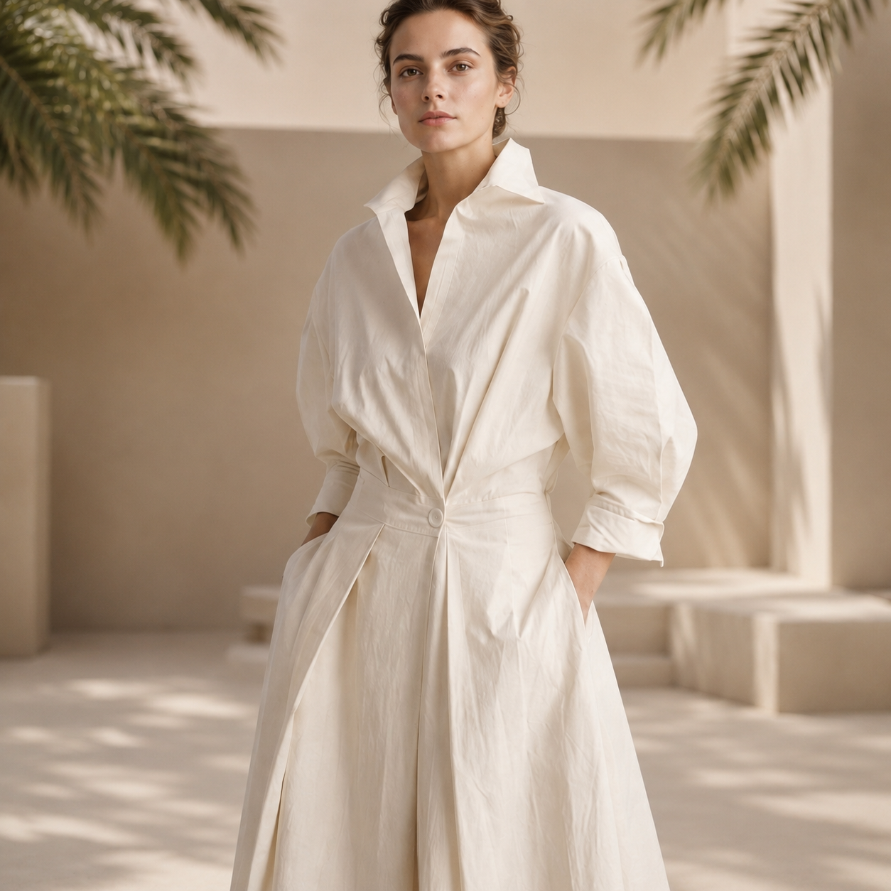 Laverne - Elegantes Midikleid mit entspanntem Schnitt