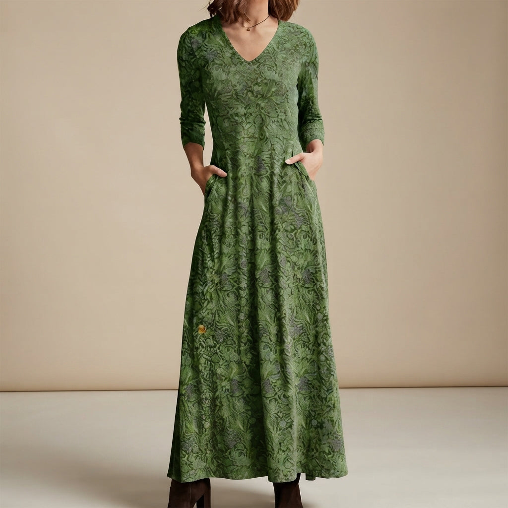 Adeline - Vintage-Kleid mit langen Ärmeln