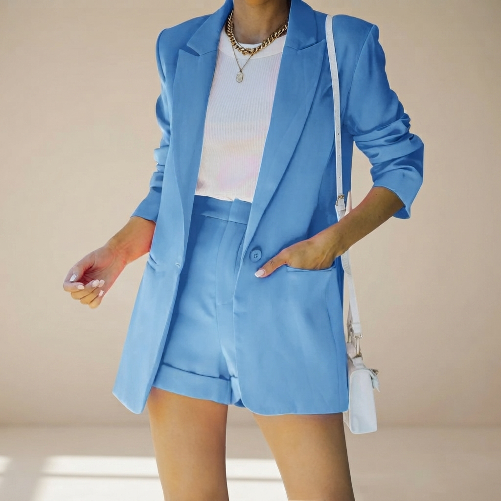 Geraldine - Stilvolles Shorts-Set