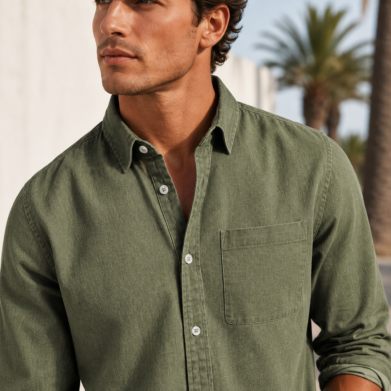 Wynford - Leichte Bluse mit Knopfleiste