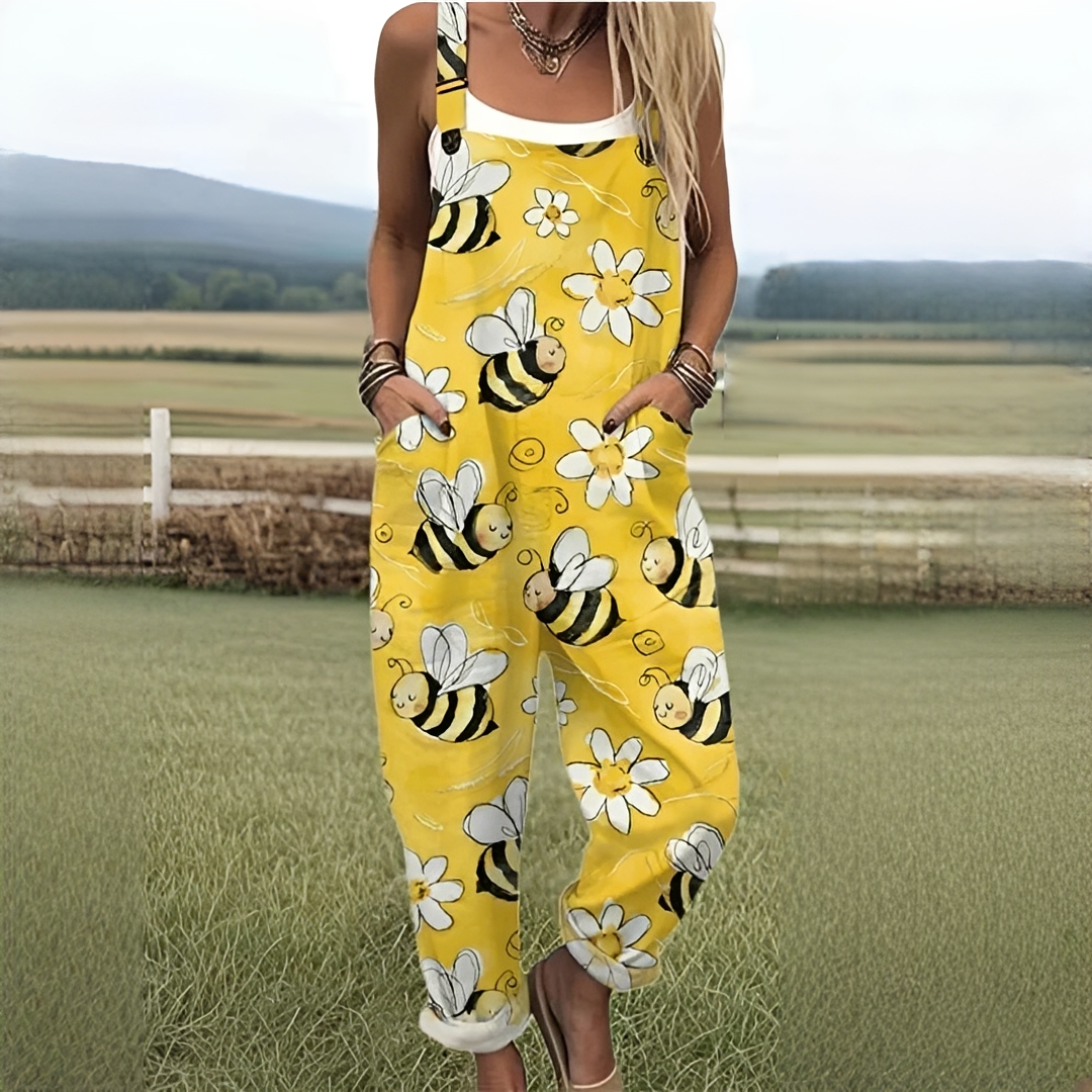 Zerva - Stilvoller Muster-Jumpsuit