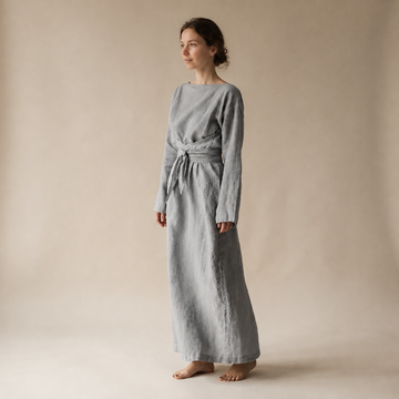 Ashlee - Bequemes Maxikleid ohne Gürtel