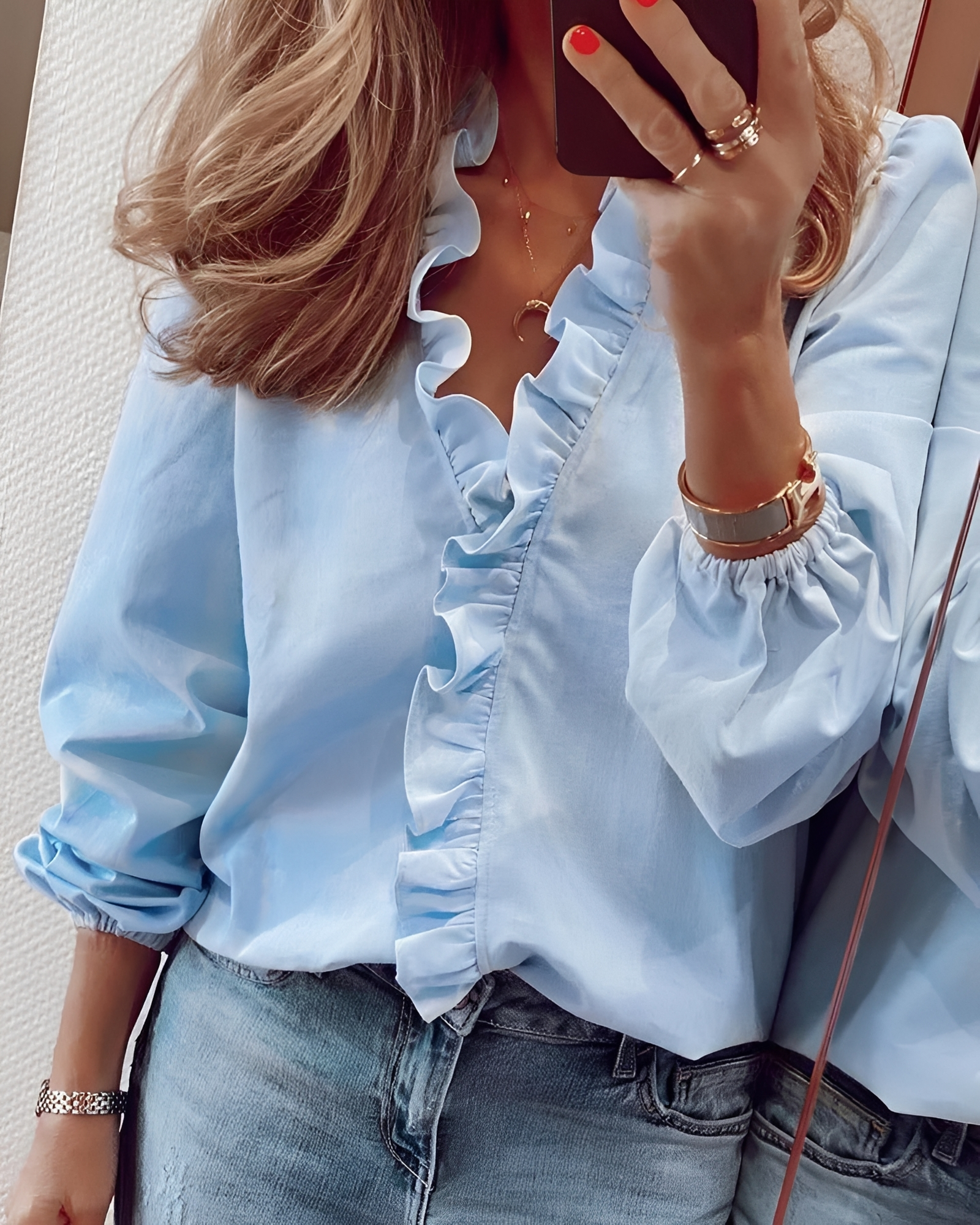 Sabrina - Elegante und angesagte Bluse