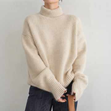 Lea - Eleganter Damen-Pullover mit Rollkragen