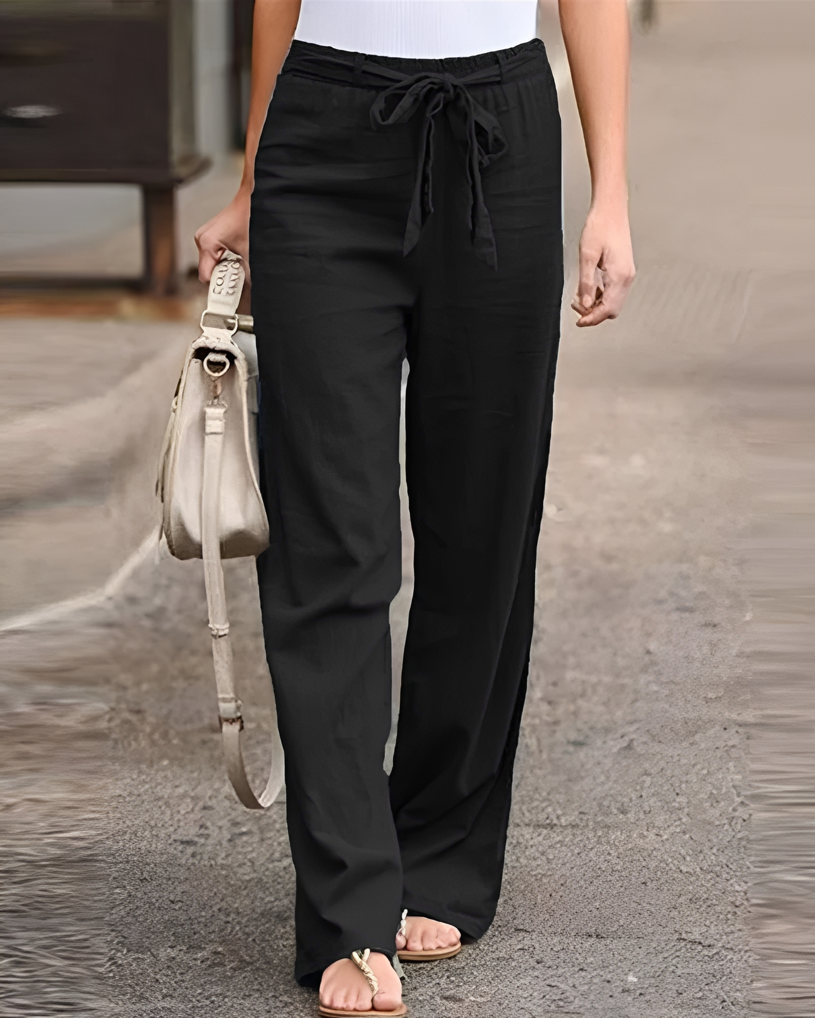 Saniyah - Hose mit flexiblem Bund und Kordelzug