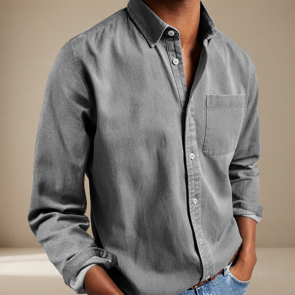 Wynford - Leichte Bluse mit Knopfleiste