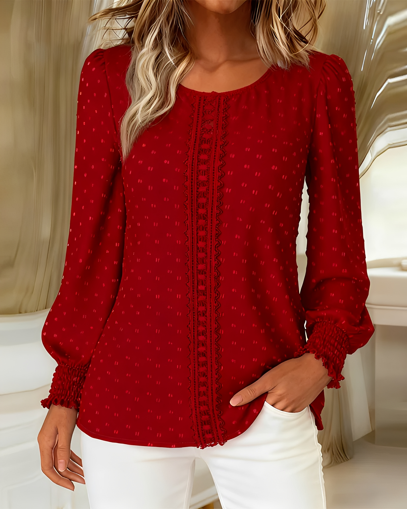 Chanita - Schicke Bluse mit Rüschen