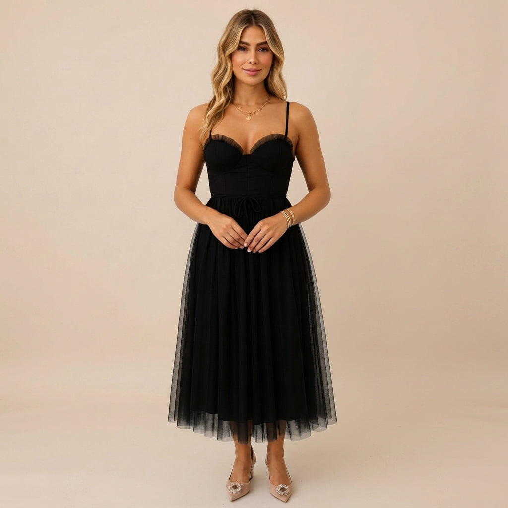 Cynthia - Elegantes und trendiges Midikleid