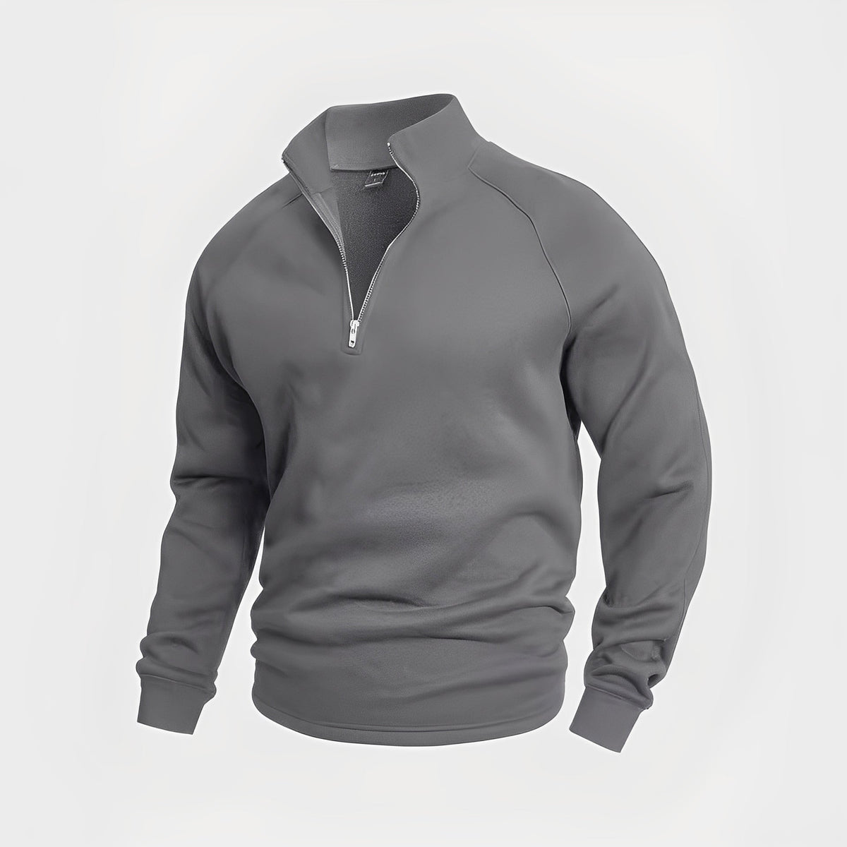 Wiley - Bequemer Herren-Pullover mit Reißverschluss