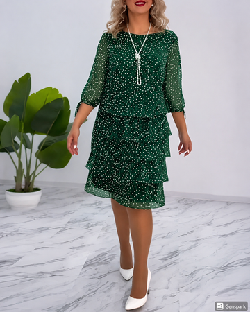 Carey - Elegantes Kleid mit Polka-Dots