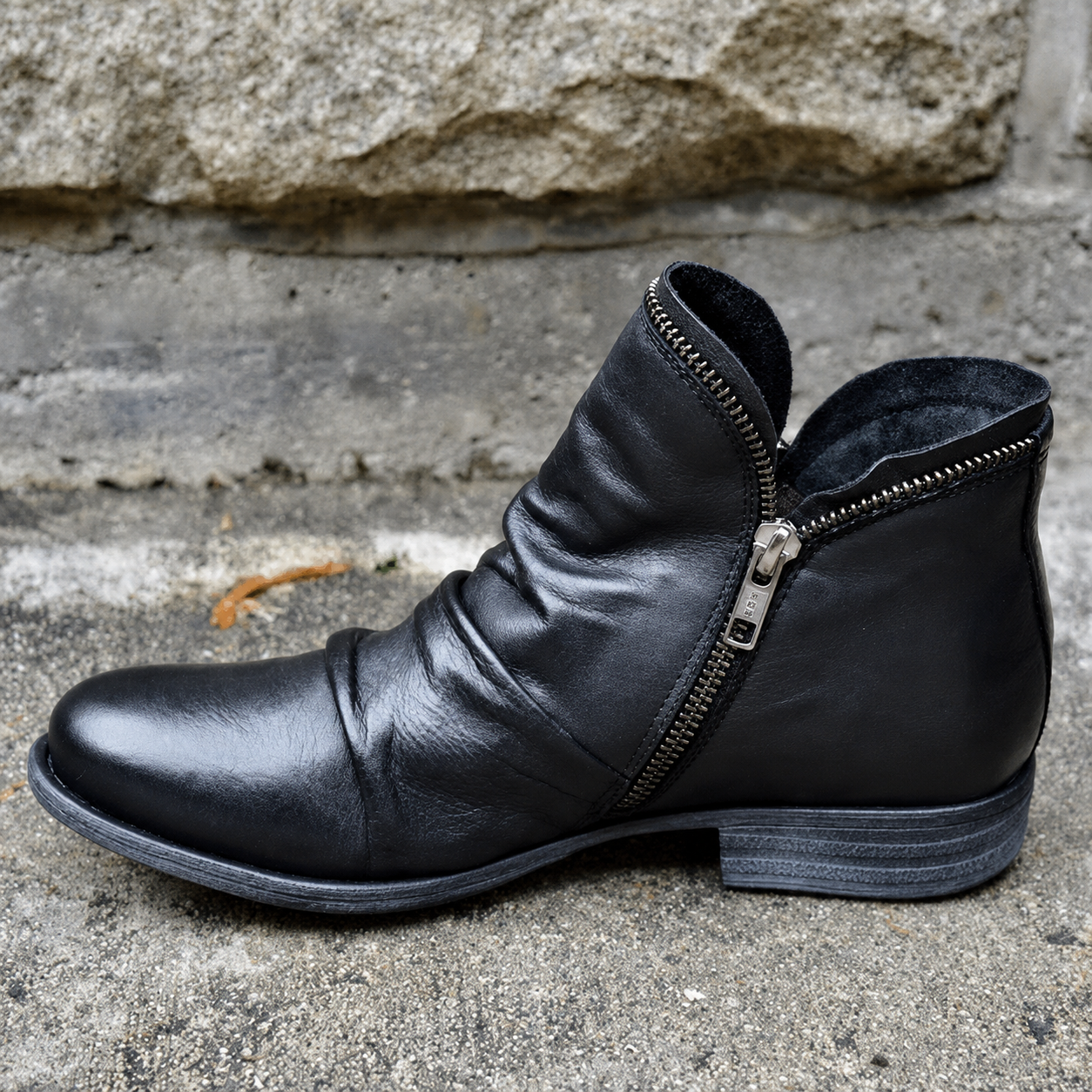 Julie - Modische Stiefeletten mit Zipper