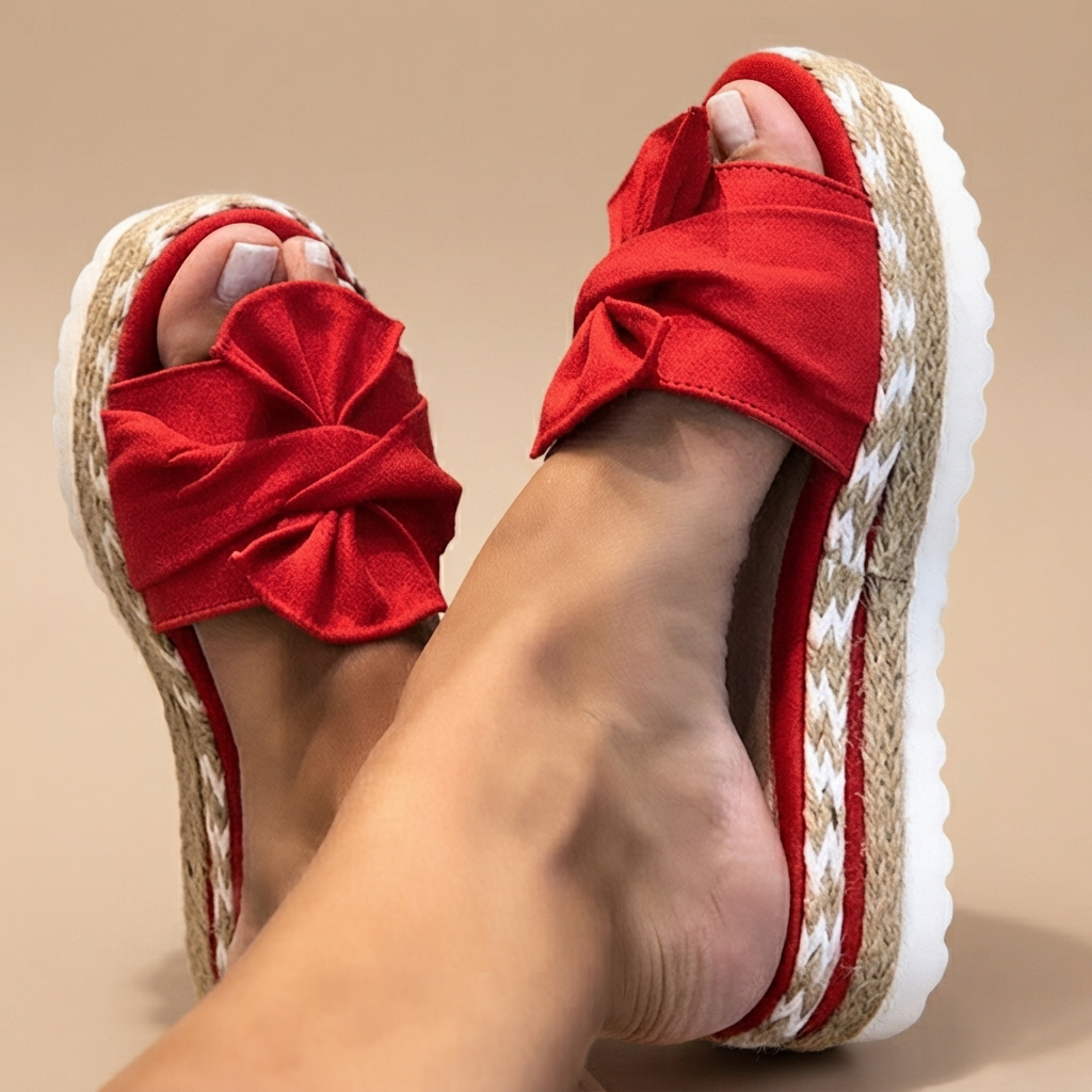 Claudia - Elegante Sandalen mit Schleifen