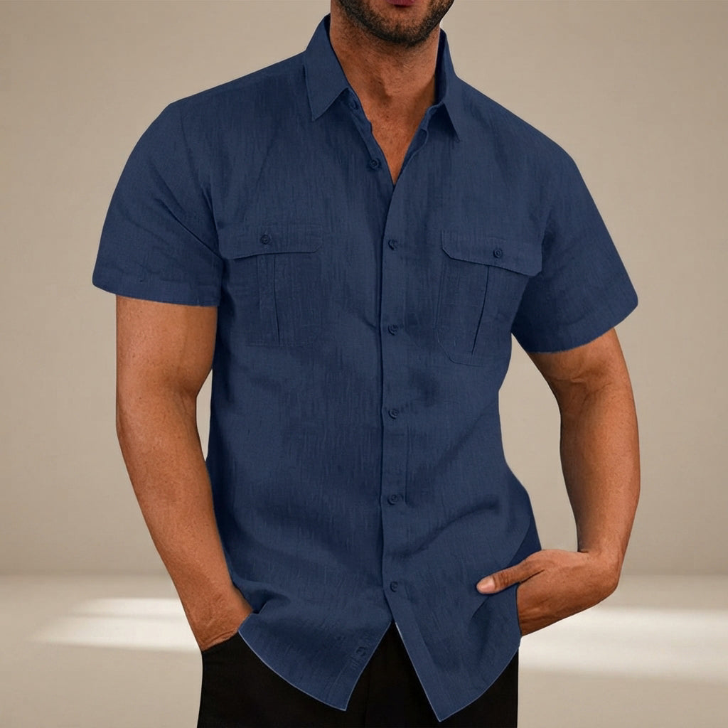 Lewys - Bequemes Poloshirt mit Knopfleiste