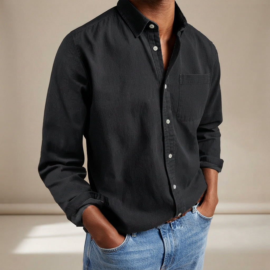 Wynford - Leichte Bluse mit Knopfleiste