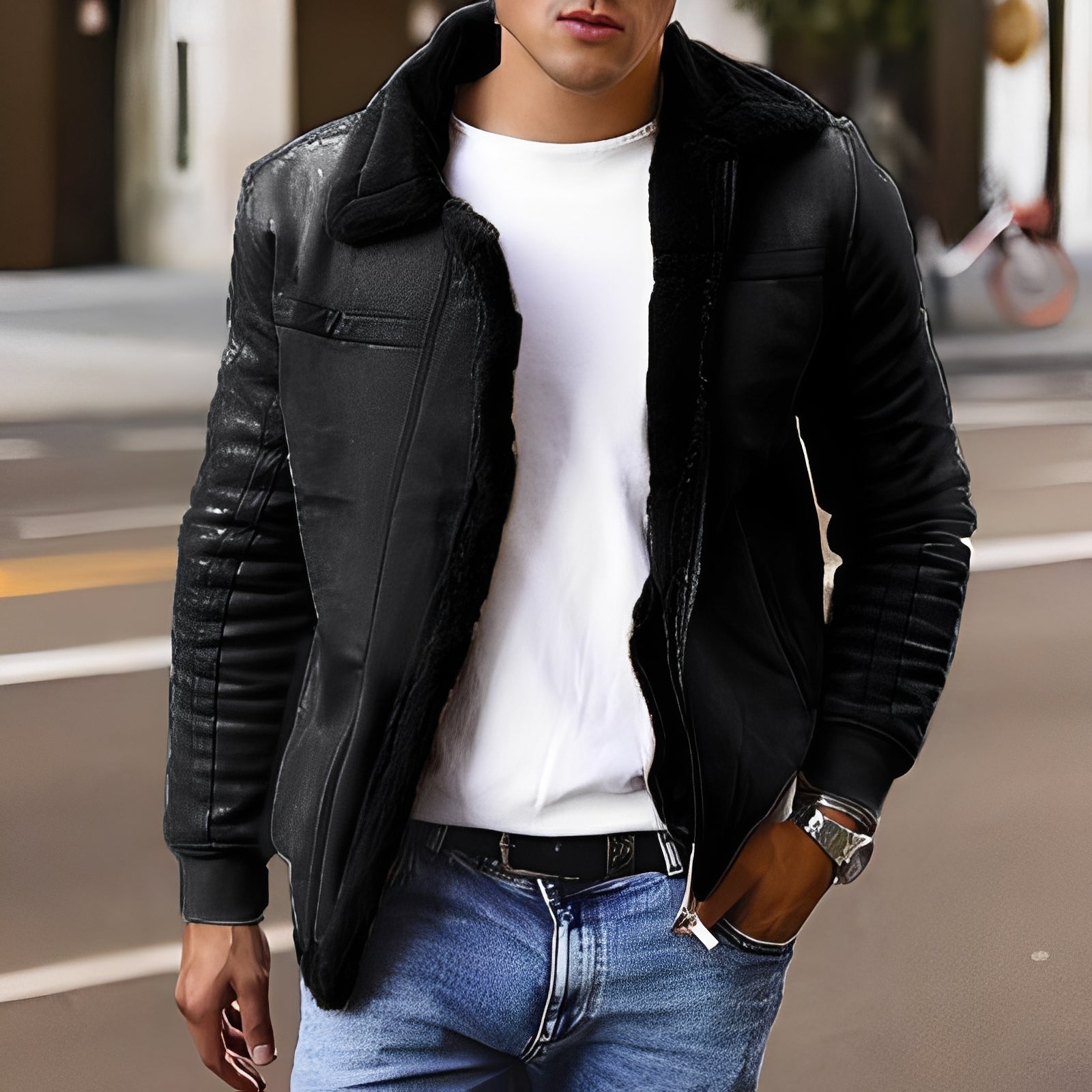 Josh - Warme, dicke Herrenjacke