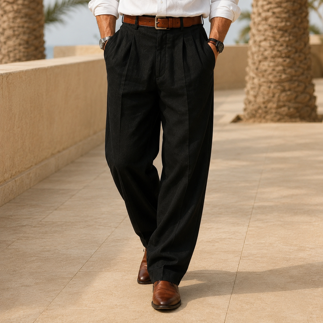 Edwin - Retro-Hose mit weiter Schnittform