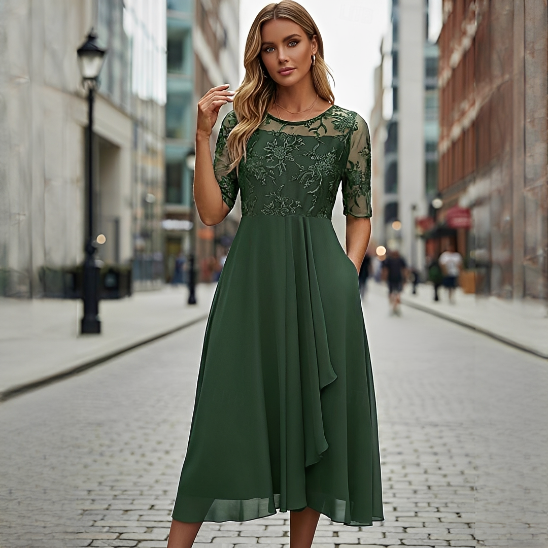 Victoria - Stilvolles Sommerkleid mit Spitze