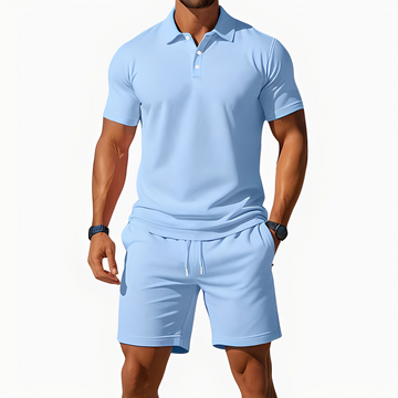 Aldrin - Modernes Polo- und Short-Set für Herren
