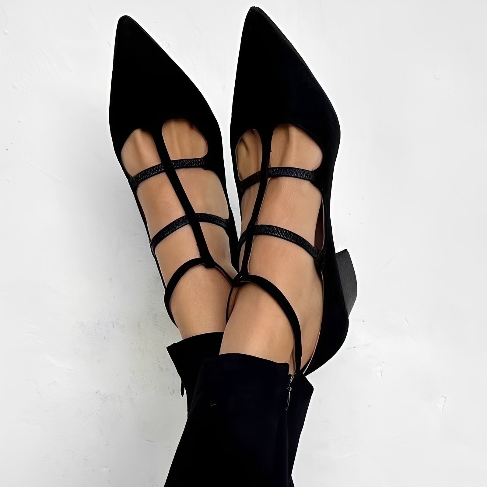 Shayan - Stilvolle Pumps-Sandalen mit spitzer Zehenform