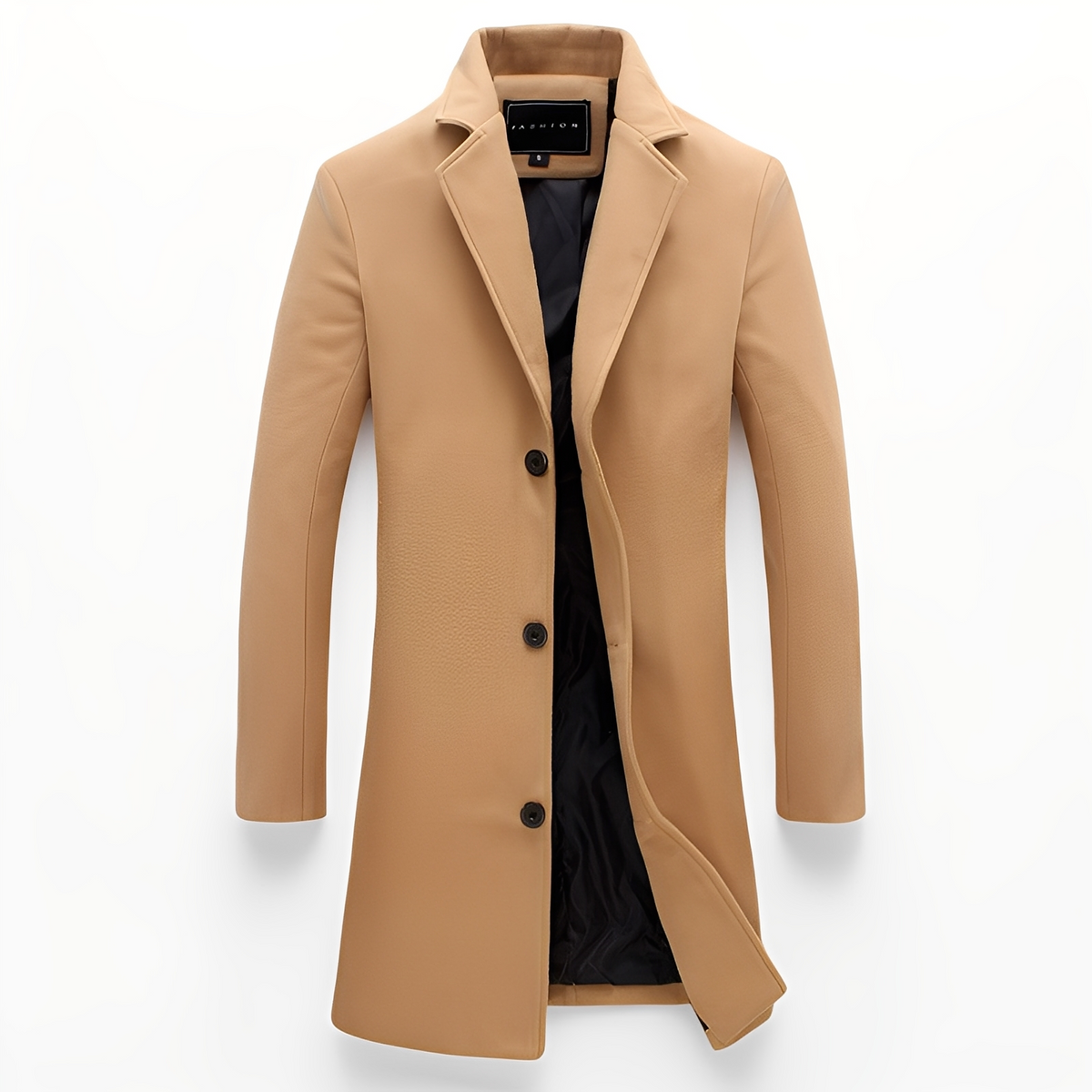 Johnson - Bequemer und warmer Mantel mit Knöpfen