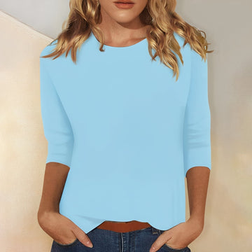 Katherina - Bequemes Rundhals-Shirt