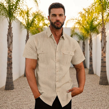 Lewys - Bequemes Poloshirt mit Knopfleiste