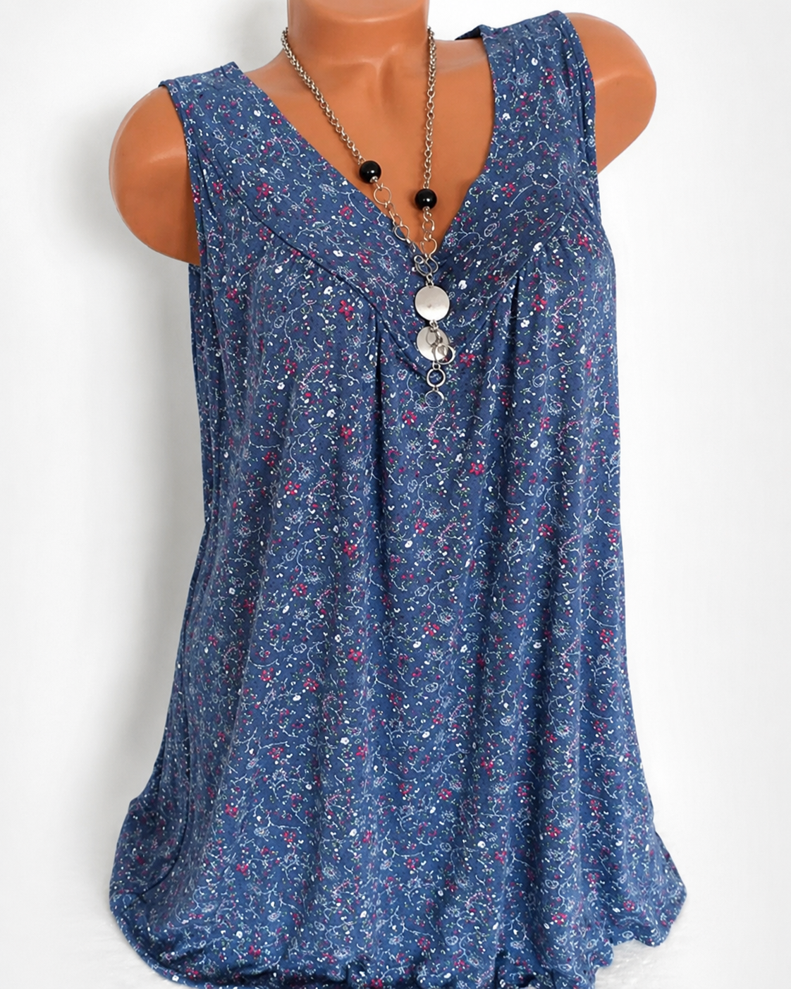 Naleisa - Elegante ärmellose Tops