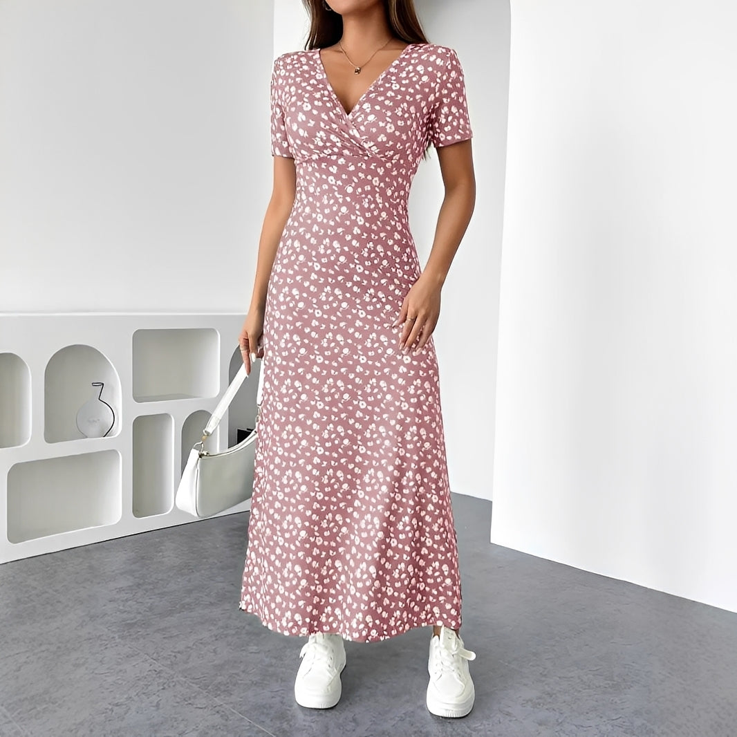 Reggie - Elegantes Blumen-Maxikleid