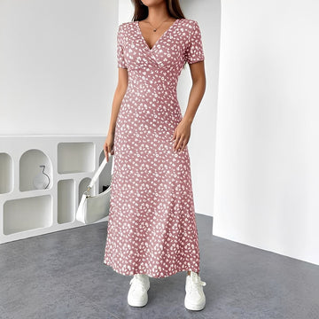 Reggie - Elegantes Blumen-Maxikleid