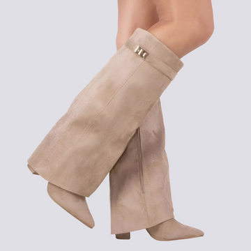Blair - Modische hohe Stiefel mit Klappe