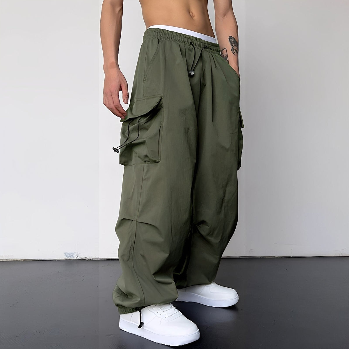 Kaleb - Stylische Cargo-Hose mit lockerem Schnitt