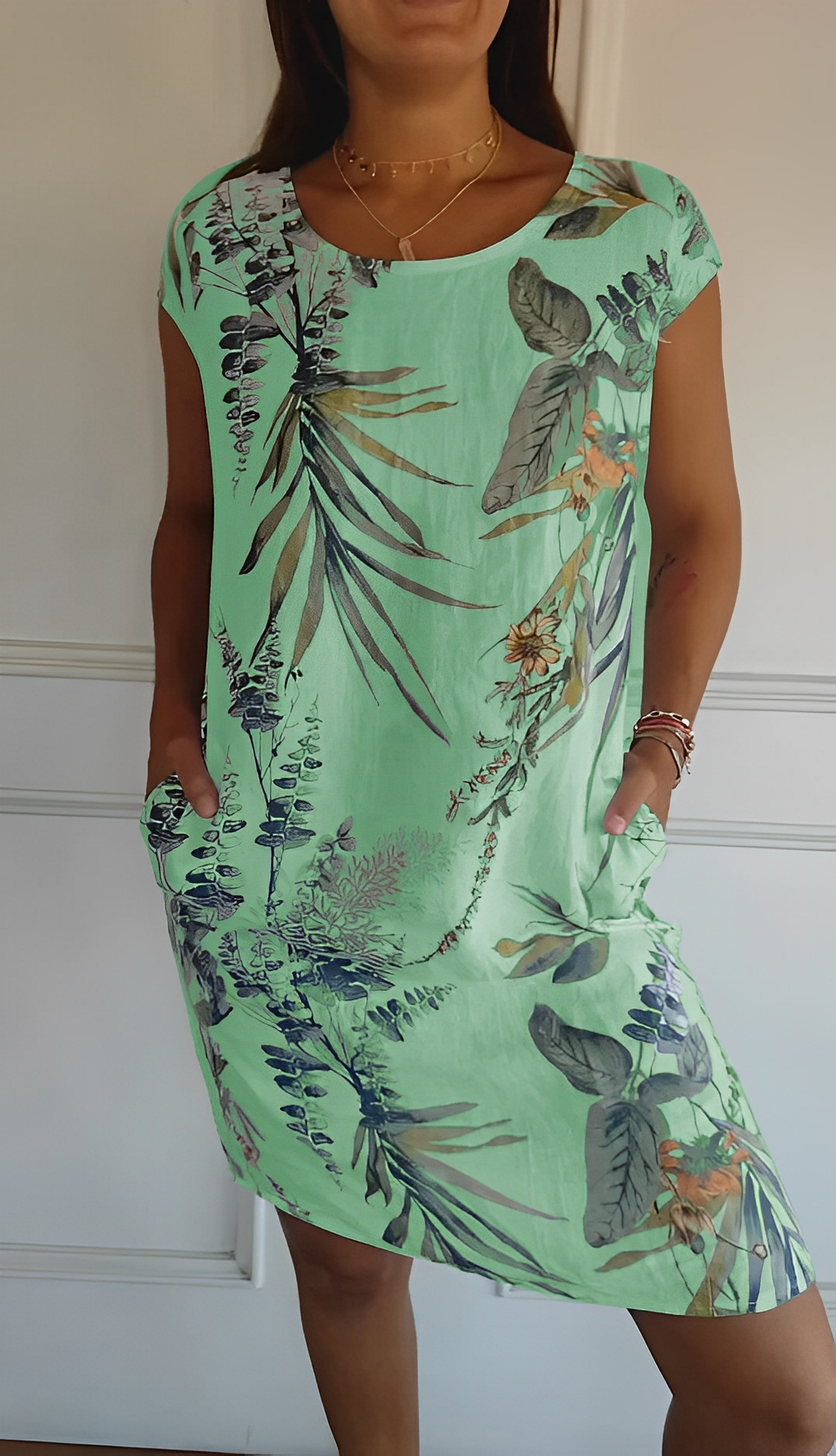 Tatiana - Leichtes Sommerkleid mit Print für Damen