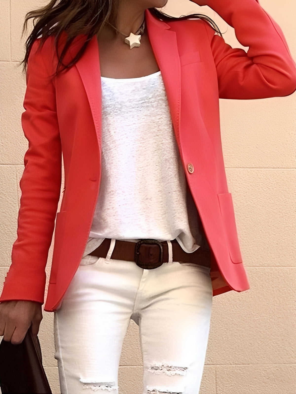 Leonie - Legerer, stilvoller Slim-Fit-Blazer für Damen